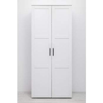 STOCKHOLM UNIVERSAL STORAGE CUPBOARD - HAMPTONS - HEX BLACK HANDLE