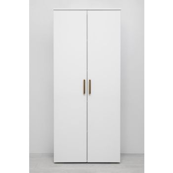 STOCKHOLM UNIVERSAL STORAGE CUPBOARD - SLIM SHAKER PANEL - DECO GOLD HANDLE