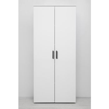 STOCKHOLM UNIVERSAL STORAGE CUPBOARD - SLIM SHAKER PANEL - HEX BLACK HANDLE