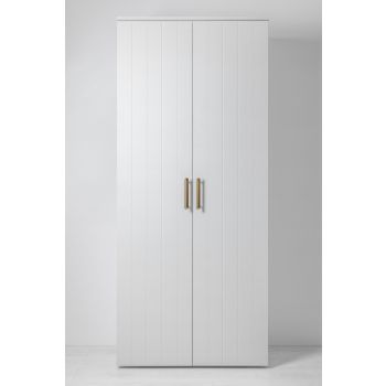 STOCKHOLM UNIVERSAL STORAGE CUPBOARD - VJ PANEL - DECO GOLD HANDLE