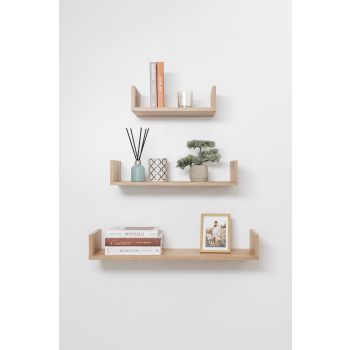 OSLO THREE PIECE SHELF KIT (OAK)