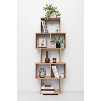 LISBON DISPLAY SHELF - NATURAL OAK