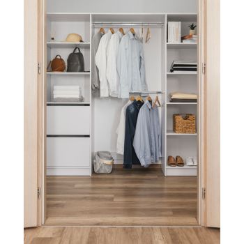 BASEL 2M WALK IN WARDROBE KIT - CLASSIC