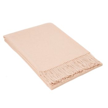 Paddington Throw - Fine Wool Blend - Blush