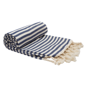 PORTSEA TURKISH COTTON TOWEL - NAVY