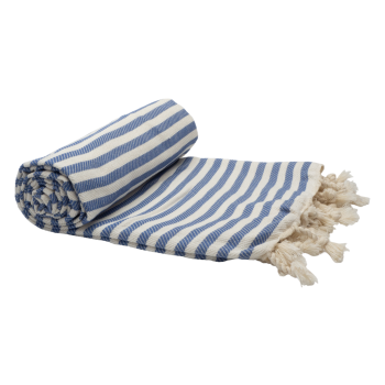 PORTSEA TURKISH COTTON TOWEL - DENIM