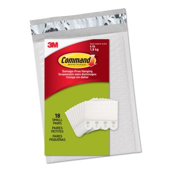 Command PH202-18NA Value Pack Picture Hanging Strips, Small, White