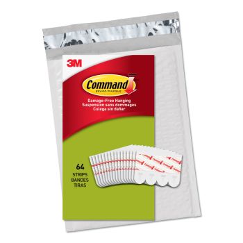 Command Poster Value Pack, 64 Strips, PH024-64NA,White