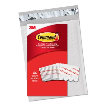 Command GP022-64NA Small Refill, 64 Strips, White