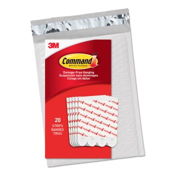 Command GP023-20NA Value Pack Refill Strips, Large, White