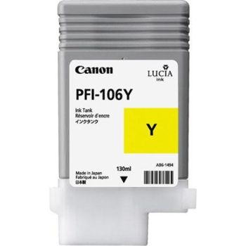 CANON PFI-106Y LUCIA EX YELLOW INK F OR IPF6300IPF6300SIPF6350IP