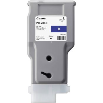 CANON PFI-206B LUCIA EX BLUE INK FOR IPF6400 6450 - 300ML