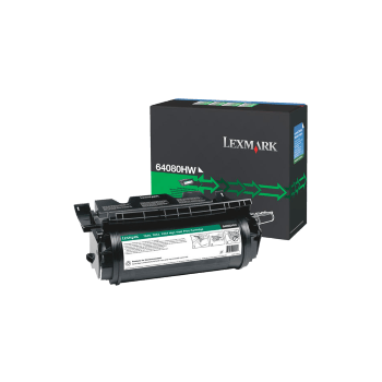 LEXMARK 64080HW BLACK GREENLITETONER YIELD 21000 PAGES FOR T640 T642