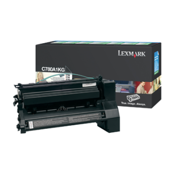 LEXMARK C780A1KG BLACK PREBATE TONER YIELD 6000 PAGES FOR C780