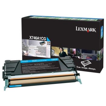 LEXMARK X746 X748 CYAN TONER 7K RETURN PROGRAM