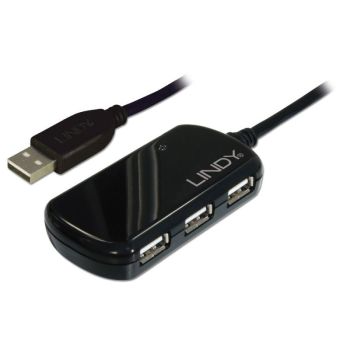 LINDY 8m USB2 Ext Pro 4P Hub