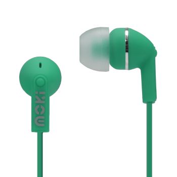 MOKI Dots Noise Isolation Earbuds - GREEN