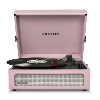 CROSLEY Crosley Voyager Amethyst - Bluetooth Portable Turntable  & Record Storage Crate