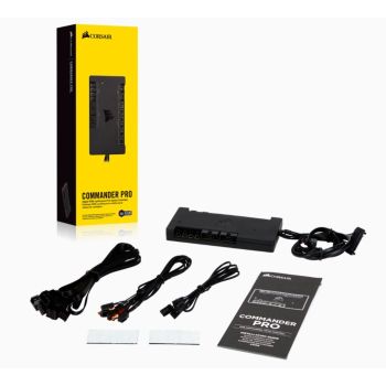 CORSAIR Commander PRO Digital 6x PWM Fan Hub and RGB Lighting Controller. s