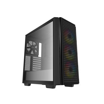 DEEPCOOL CG540 ATX Mid-Tower Case, Tempered Glass, Supports Mini-ITX / Mico-ATX / ATX / E-ATX, 2x 3.5', 2x 2.5', 7 Slots, 2x USB 3.0, 1x Audio