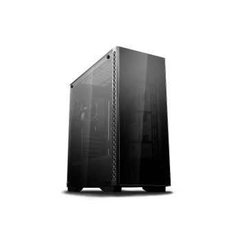 DEEPCOOL MATREXX 50 Minimalistic Mid-Tower Case, Supports E-ATX MB, Full-sized Tempered Glass