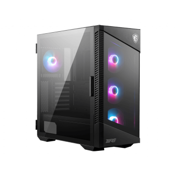 MSI MPG VELOX 100R Mid-Tower Case, Support For E-ATX / ATX / M-ATX / ITX, 2x 2.5\', 2x 3.5\', 7x Expansion Slots, 2x USB 3.2, 1x USB-C, 1x Audio 1x Mic