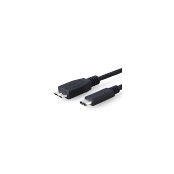 8WARE USB 3.1 Cable 1m Type-C to Micro B Male to Male Black 10Gbps