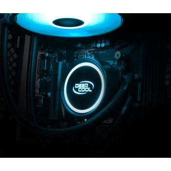 DEEPCOOL GAMMAXX L120 V2 RGB LED Liquid Cooler Intel LGA20XX/1366/115X/1200 AMD AM4 AM3+ AM3 AM2+ AM2 FM2+ FM2 FM1