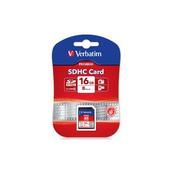 VERBATIM SDHC 16GB (Class 10) Up to 45MB/Sec 300X read speed