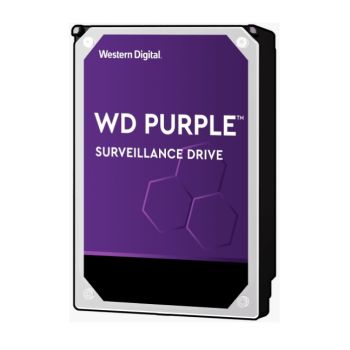 WESTERN DIGITAL Digital WD Purple 1TB 3.5\' Surveillance HDD 5400RPM 64MB SATA3 6Gb/s 110MB/s 180TBW 24x7 64 Cameras AV NVR DVR 1.5mil MTBF