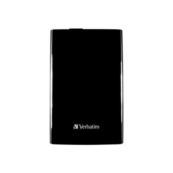 VERBATIM 2TB Store'n' Go Portable Hard Drive with 3.0 USB - Black Backup Software, Compatible with USB 2.0; Up to 640MBps; LS