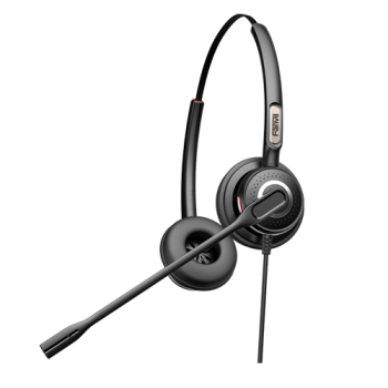 FANVIL HT202 Stereo Headset - Over the head design, perfect for any small office or home office (SOHO) or call center staff - RJ9 Connector