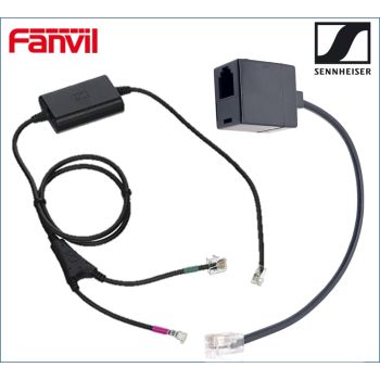 FANVIL / EPOS l Sennheiser Electronic Hook Switch (EHS) Adapter - Inc Fanvil T-03 RJ9 Connector Cable