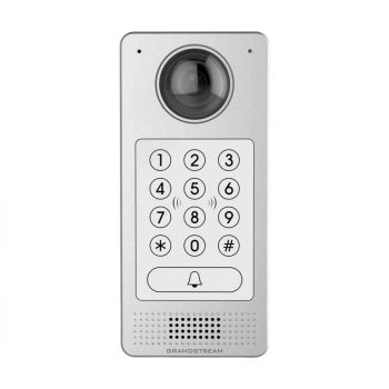 Grandstream HD IP Video Door System, 1080p Video, Built In RFID Chip Reader, Speaker & Microphone, Metal Casing, Powerable Via PoE