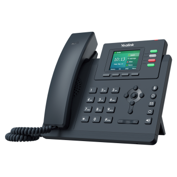 Yealink T33G 4 Line IP phone, 320x240 Colour Display, Dual Gigabit Ports, PoE. No Power Adapter included