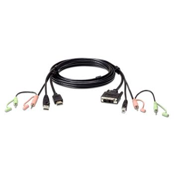 Aten USB HDMI to DVI-D KVM Cable with Audio 1.8M cable