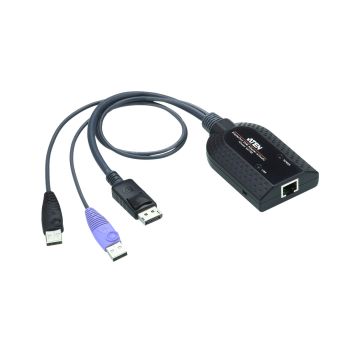 ATEN KVM Cable Adapter with RJ45 to DisplayPort (w/ Audio Signal) & USB to suit KM and KN series