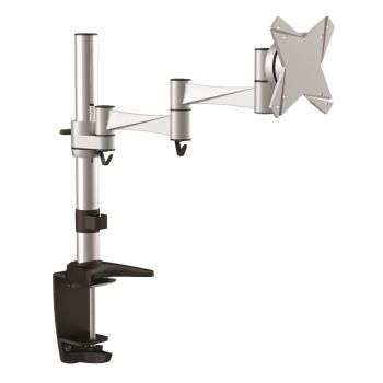 Astrotek Monitor Stand Desk Mount 43cm Arm for Single LCD Display 21.5' 22' 23.6' 24' 27' 8kg 15° tilt 180° swivel 360° rotate VESA 75x75 100x100