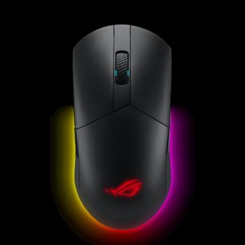 ASUS ROG Pugio II Wireless Optical Gaming Mouse, Lightweight, Ambidextrous, Aura Sync RGB Lighting