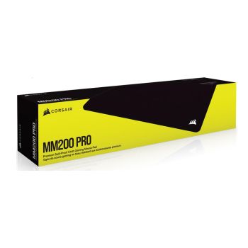 CORSAIR MM200 PRO Premium Spill-Proof Cloth Gaming Mouse Pad €“ Heavy XL - 450mm x 400mm surface, Black Surface
