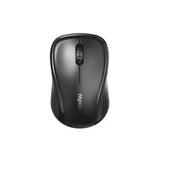 RAPOO M260 Wireless Bluetooth Mouse Entry Level with Multi-Mode, 10M Range, Optical, 1300DPI, Bluetooth, 2.4G, Simultaneously Connects up to 3 Devices