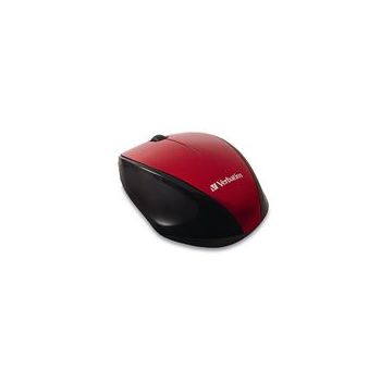 Verbatim MultiTrac Red Mouse Blue LED, Wireless Optical