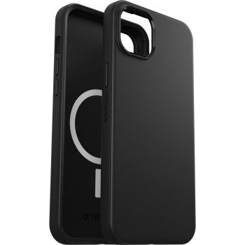 OTTERBOX Apple iPhone 14 Plus Symmetry Series+ Antimicrobial Case for MagSafe - Black (77-88994), 3X Military Standard Drop Protection