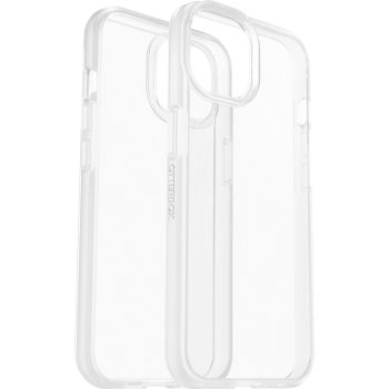 OTTERBOX Apple iPhone 14 React Series Antimicrobial Case - Clear (77-88884), Raised Edges Protect Screen & Camera, Ultra-Slim