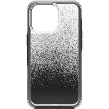 OTTERBOX Apple iPhone 13 Pro Symmetry Series Clear Antimicrobial Case - Ombre Spray (Clear/Black) (77-83492), Wireless charging compatible