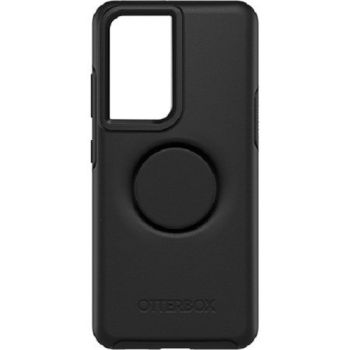 OTTERBOX Samsung Galaxy S21 Ultra 5G Otter + Pop Symmetry Series Case - Black (77-81709), Wireless Charging Compatible, Ultra-Thin Design