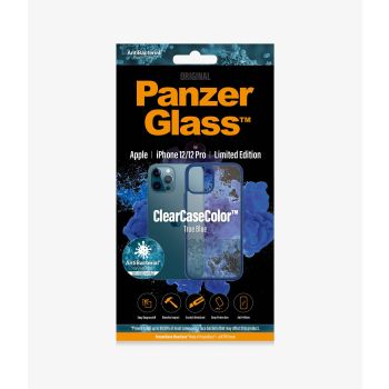 PANZER GLASS ClearCaseColor Apple iPhone 12/12 Pro - True Blue Limited Edition (0277) Most powerful ClearCase  ever