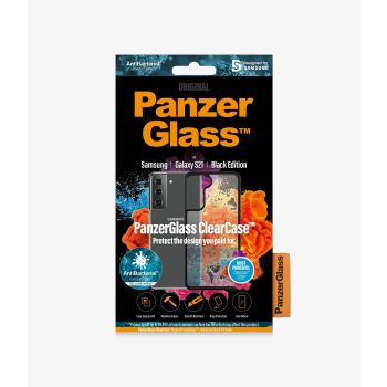 PANZER GLASS ClearCase  Samsung Galaxy S21 - Black Edition- (0261) Scratch resistant