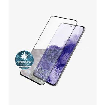 PANZER GLASS Screen Protector - Fingerprint Support- For Samsung Galaxy S21- Full Frame Coverage, Rounded Edges, Crystal Clear, 100% Touch Preservation