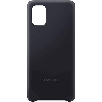 SAMSUNG A71 SILICONE COVER BLACK